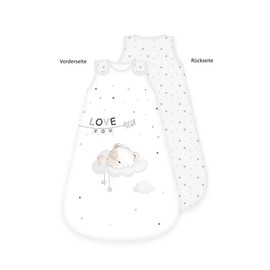 Herding Baby Best Baby Sleeping Bag Little Bear Design 70 x 45 cm Side Zip and Press Studs