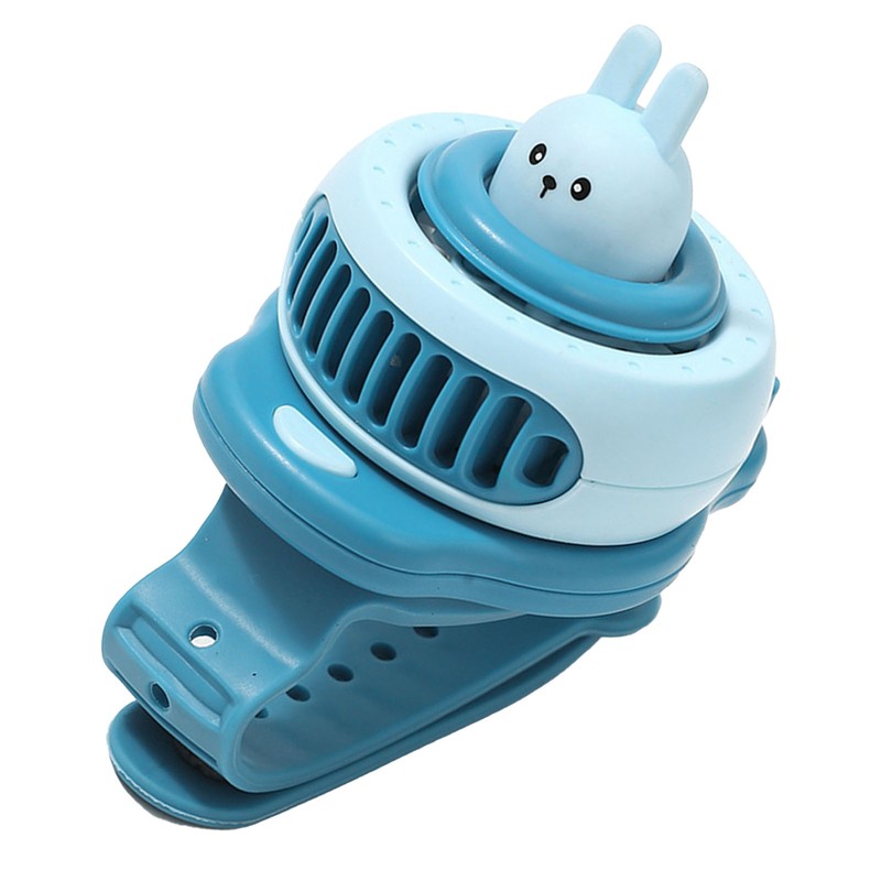 Innovative Cartoon Children's Watch Fan USB Students Portable Small Mini