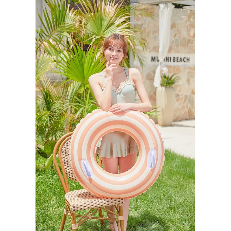 de'niko Swim Ring for Adults, 39.4 inches (100 cm), O-Shaped,