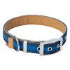 Petio Collar Basic Plus Rhombus Collar Blue Medium Size