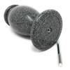 Optimum Memorial Cemetery Flower Vase - Plastic (Black Granite) with