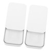 2Pcs Eyebrow Paste Mapping Brow Paste Washable Skin Friendly Brow