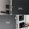Exterior Door Lock Set with Deadbolt, Front Door Handle Set
