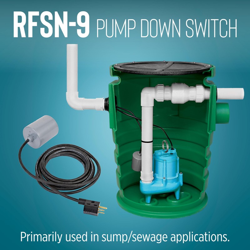 Little Giant RFSN-9 230-Volt, Maximum 13-Amp - 1 HP, Pump