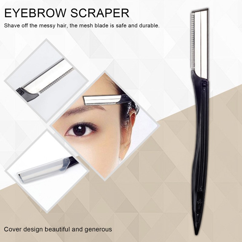 8pcs / set Eyebrow Razor Eyebrow Trimmer Shaver Comb Clip