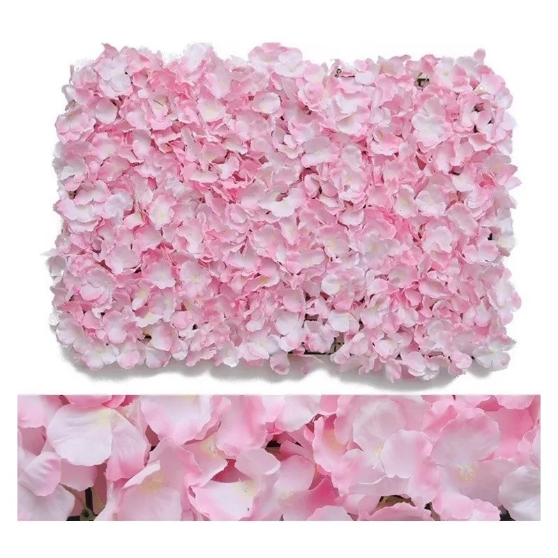 Liven_Decor 5 Muro Flores Artificiales Panel Decoración Pared 60x40 Cms