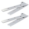 Orivin Pack Of 2 Stainless Steel 360 Degree Rotation Hidden