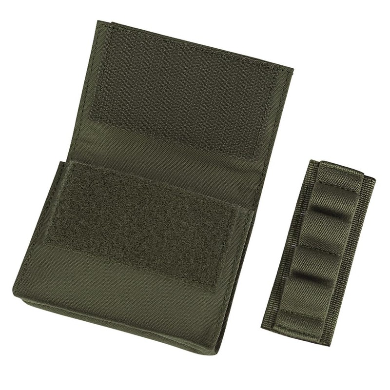 KRYDEX Tactical Helmet Counterweight Pouch with Elastic Flashlight Chemlight Battery