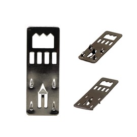 Kwik Foam Board Hangers - 100 Pack - Quick & Easy Fix, Nailess Wall Hangers for Foam Board - Supports 1 Pound