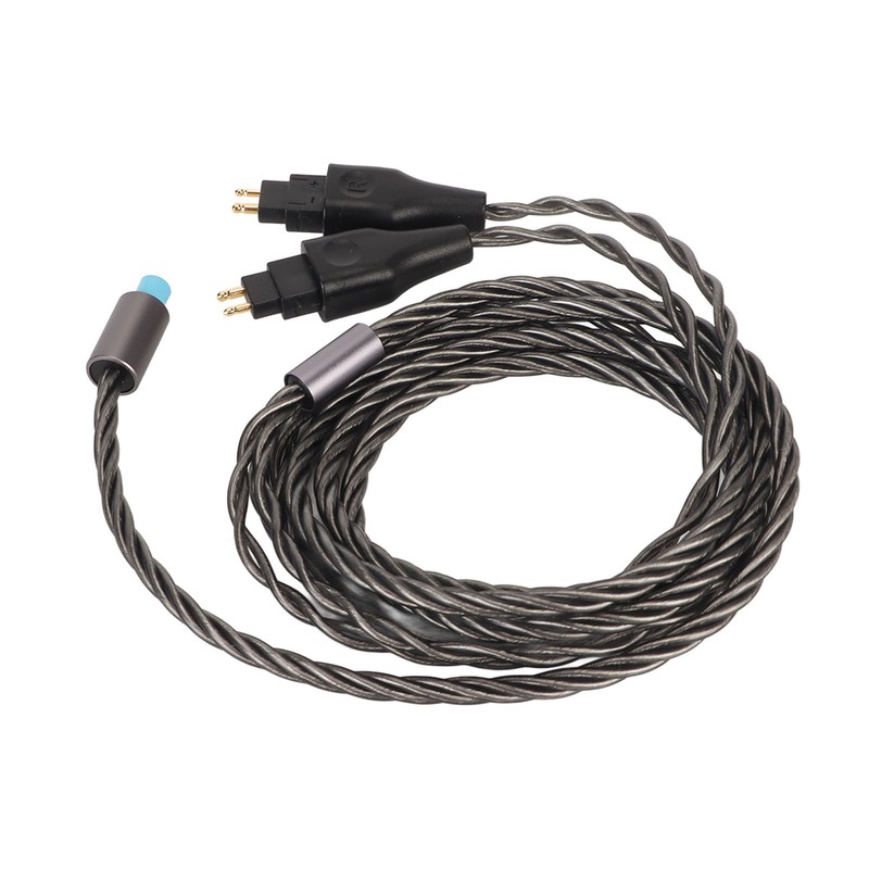 2Pin Sound Cable 3 in 1 Silver Plated Copper Cable