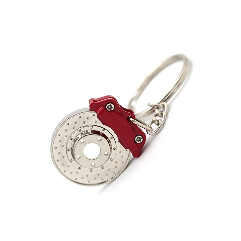 VmG-Store Brake Disc Red Keyring Brake Caliper Rim