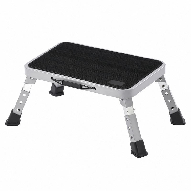 Adjustable Folding Step Stool for Home & RV, 3 Height
