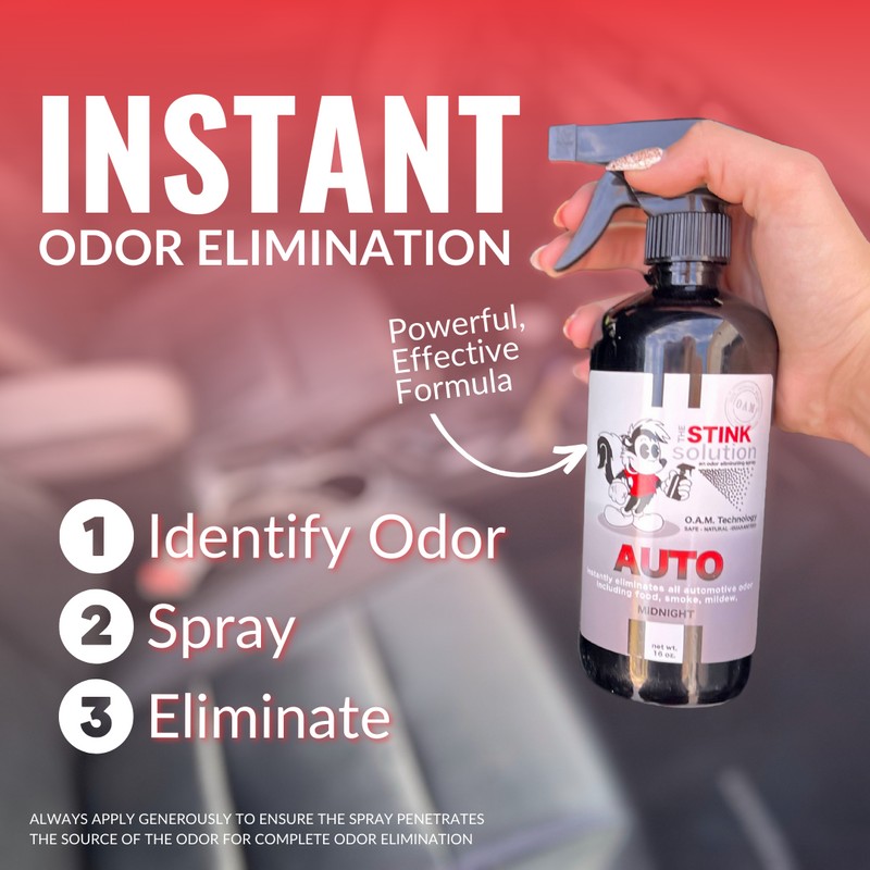 The Stink Solution AutoOdor Eliminating Spray Midnight Scent - 2