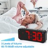 6.5 Inch Led Digital Vibrating Alarm Clock, 1 Count Usb