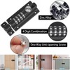 Combination Bolt Lock Stainless Steel 4 Digit Pin Code Door