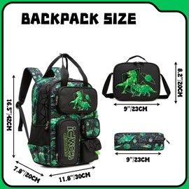 Backpack for Boys Bookbag School Bag Elementary School Backpack for Teen Boys