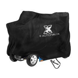 X AUTOHAUX Mobility Scooter Cover Waterproof Lightweight Black Rain Cover