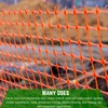 Orange Safety Fence - 4' x 100' - Orange Temporary