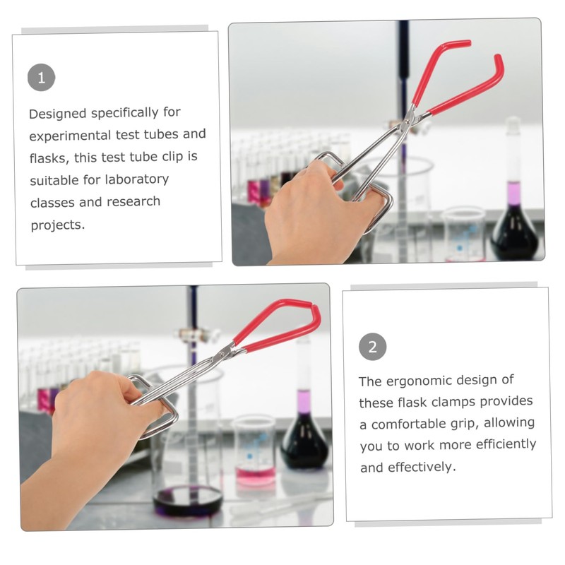 Alipis Flask Clamp Test Tube Holder Clip Laboratory Supply for