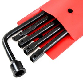 Red Hound Auto 1998-2011 Compatible with Ford Ranger Spare Lug Wrench Ext Tire Tool Replacement Kit with Case