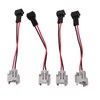 4pcs Fuel Injector Harness Adapter for DENSO Female to EV1