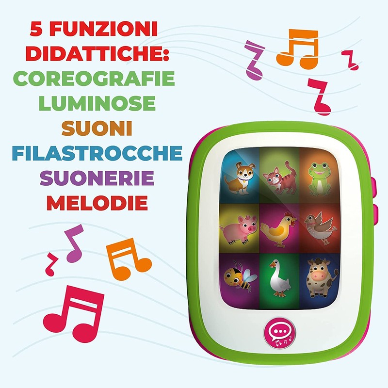 Liscianigiochi 90068 Carotina Baby Tab, Multi-Coloured