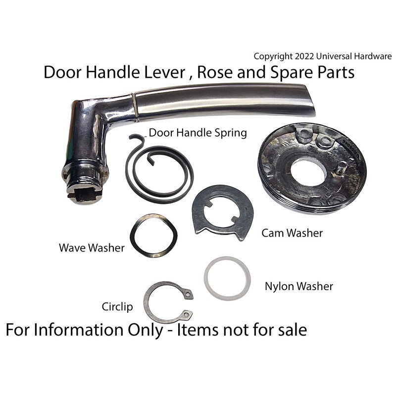 Universal Hardware Door Handle Spring Replacement Repair Kit 6 x