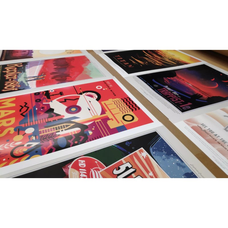 NASA JPL Space Tourism Posters Full Set 16 Prints 19"