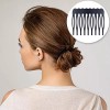Oiiki Pinzas De Plástico Para Peine Lateral Para El Cabello,
