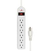 FUSSION ACUSTIC Barra Multicontacto 6 Entradas, con Switch y Cable