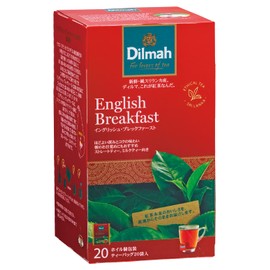 Dilmah Gourmet English Breakfast Tea Bags, 20P x 2 Packs