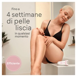 Braun Silk-épil 7 Depilatore Donna, Epilatore Elettrico Donna Con Testina Ampia Per Una Epilazione Semplice, Wet & Dry, Con Testina Per Rasoio Donna, 7-030, Bianco/Rosa