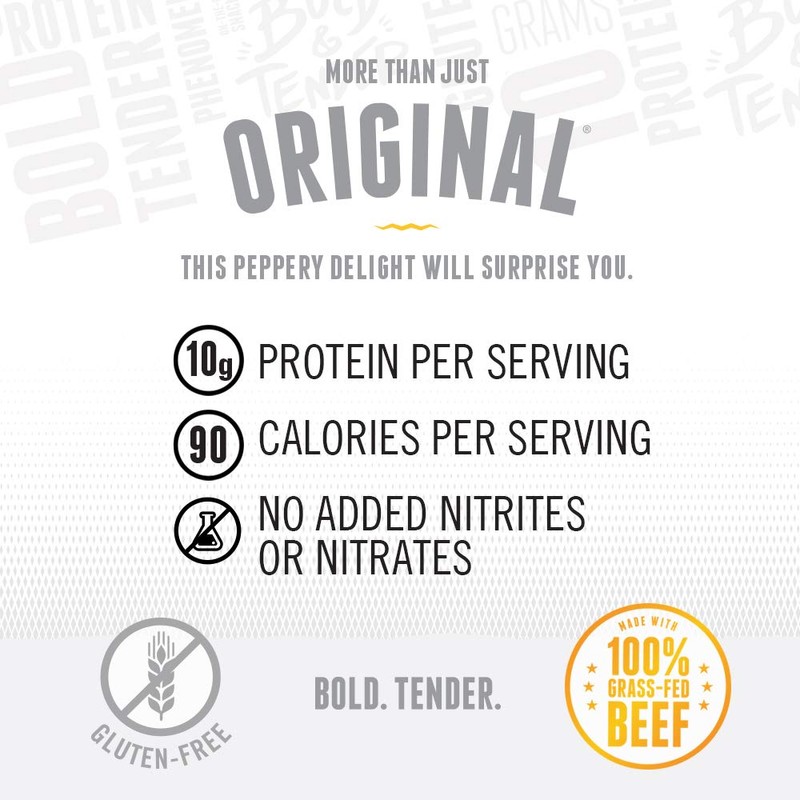 Perky Jerky Original 100% Grass Fed Beef Jerky, 14oz -