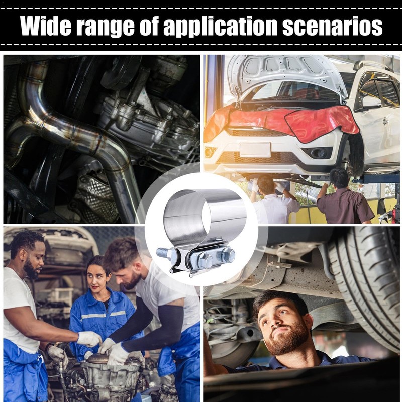 Pipe Repair Clamp | Heavy Muffler Clamp Exhaust Couplers,Exhaust Pipe