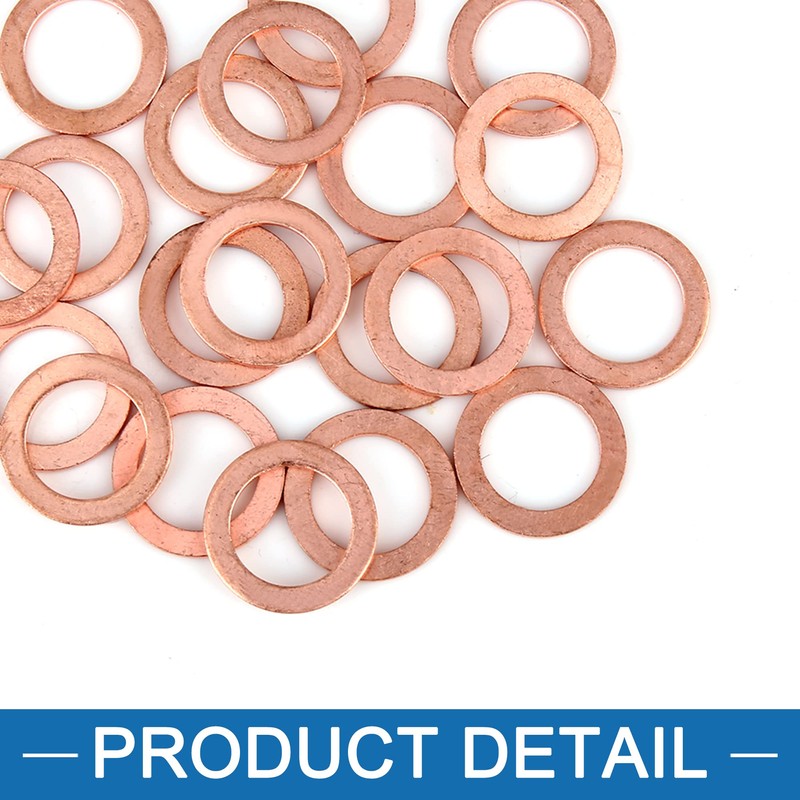 A ABSOPRO Pack of 20 Copper Discs 14 x 21