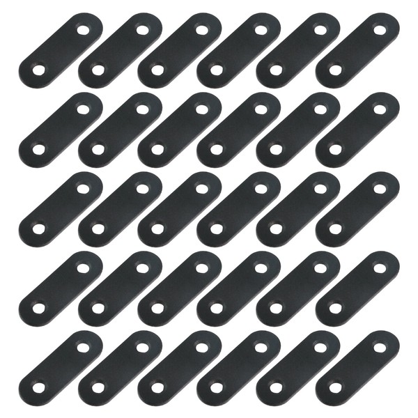 UTALIND 30pcs Mending Plates Flat Bracket for Fixing and Repairing