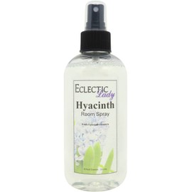 Hyacinth Room Spray, 8 Ounces, No Artificial Colors, Parabens, or Preservatives - Fragrant Aromatic Room Mist For Home, Room, Office