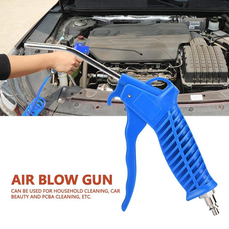 Blue 6mm Air Compressor Blow Gun, Air Blow Gun, for