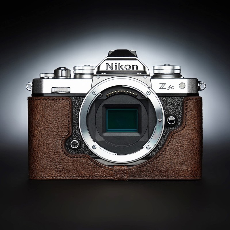 TP Original Nikon Z fc Body Half Case Dark Brown