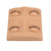 Lash Mannequin Head 2 Pairs Removable Replacement Eyes 3D Simulation