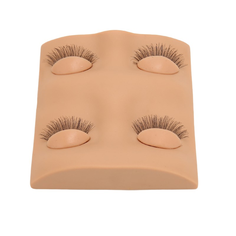 Lash Mannequin Head 2 Pairs Removable Replacement Eyes 3D Simulation