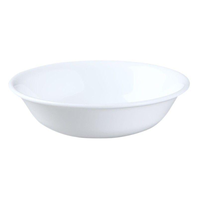 CORELLE Winter Frost White Dessert Bowls, 10 Oz (Pack of