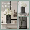 Acrylic Flower Vase, Unbreakable Square Flower Vase Plastic Vases Flowers