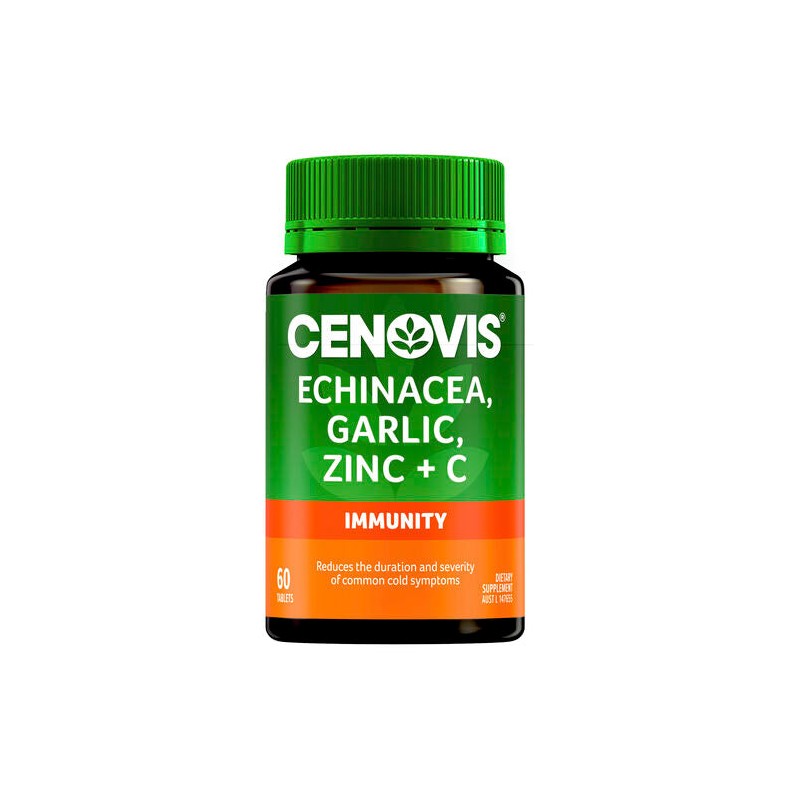 Cenovis Echinacea, Garlic, Zinc & C 60 Tablets