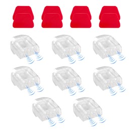 Ohleats 8PCS Deer Whistles for Car, Automotive Save a Deer Whistles to Avoid Collisions, Vehicle Deer Repellent Warning Devices Horn Sensor, Universal Animal Alert Car Accessories (White, 8 PCS)