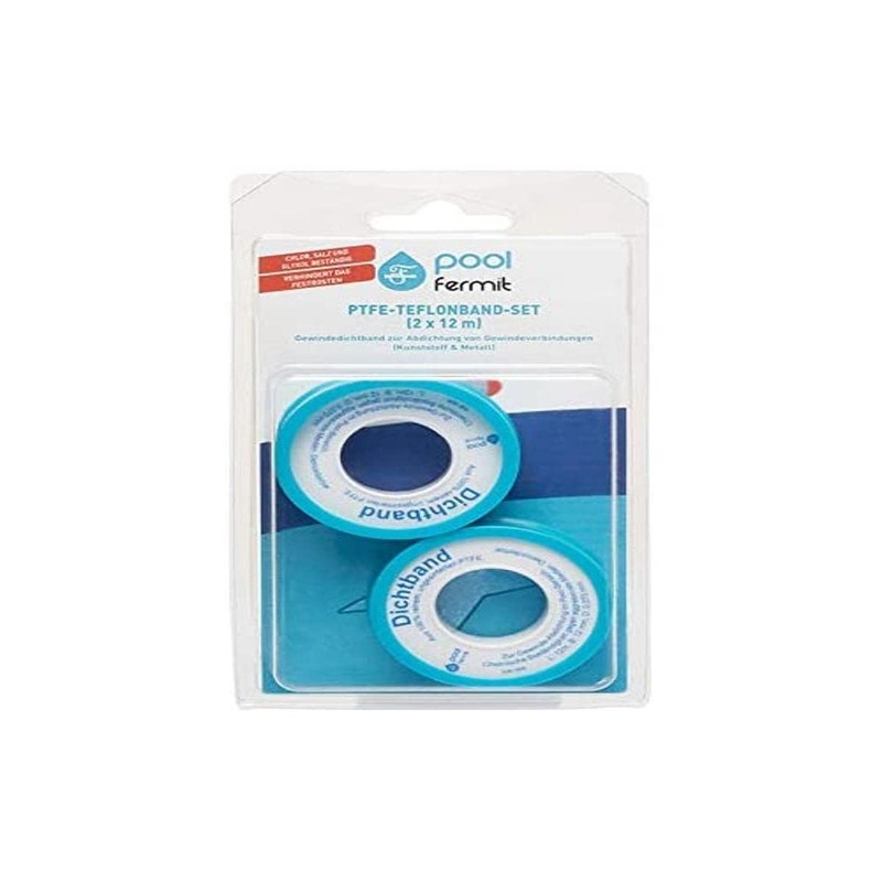 Fermit Pool Pool PTFE Teflon Tape Set of 2