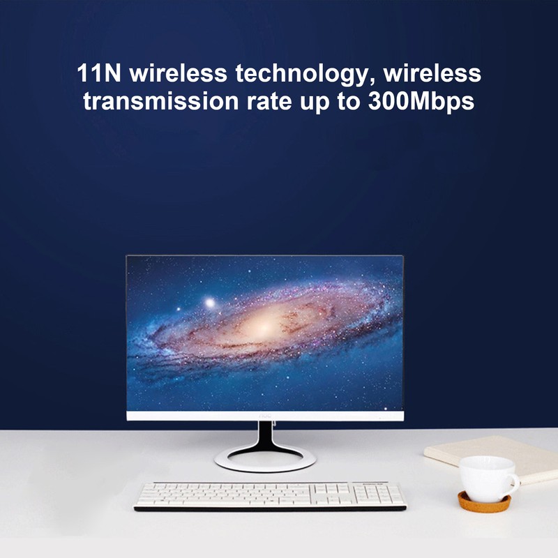 PCIe WIFI Card 11N Technology 2 Gain Antennas 802.11b/g/n 300Mbps