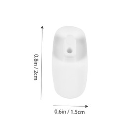 Healeved Beginner to Art Fake Nails 100pcs Set Practice Nails for Salon Home Use Smooth Plastic Suitable for Acrylic Gel Wrap