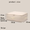 space saving storage Beige Compression Duvet Storage Bag Large Capacity