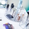 iDesign Rotating Makeup Organizer with Dividers and Lipstick Holders-Set of